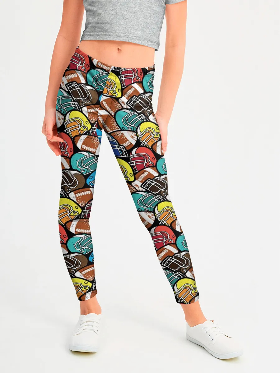 Леггинсы для девочки / Американский Футбол