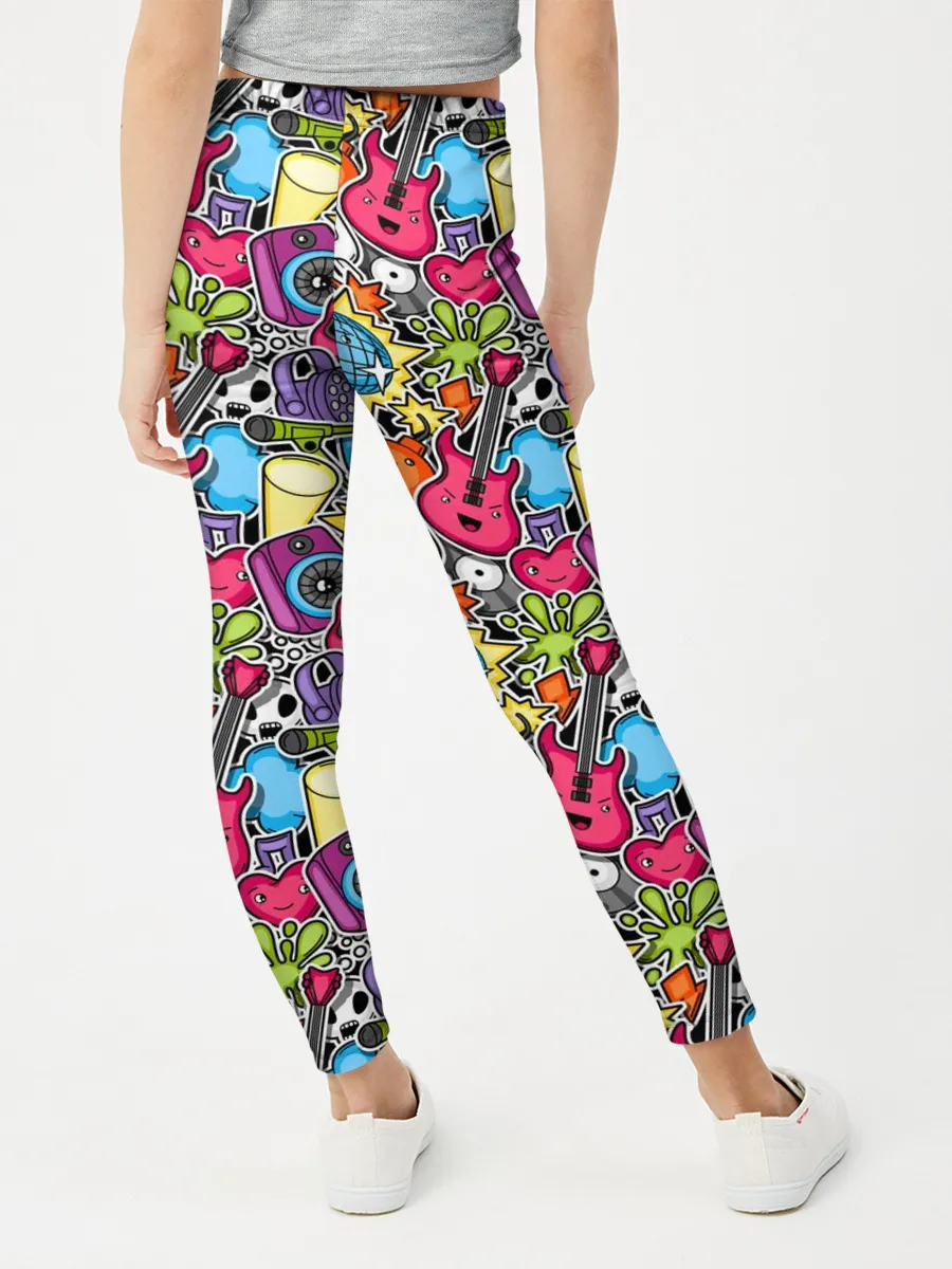 Леггинсы для девочки / Музыкант
