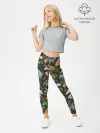 Леггинсы для девочки / Дикие Звери Паттерн