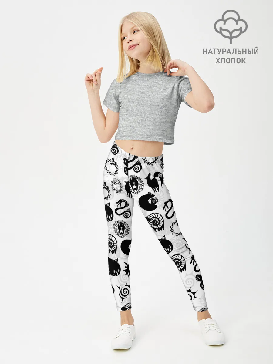 Леггинсы для девочки / 7 СМЕРТНЫХ ГРЕХОВ СИМВОЛЫ