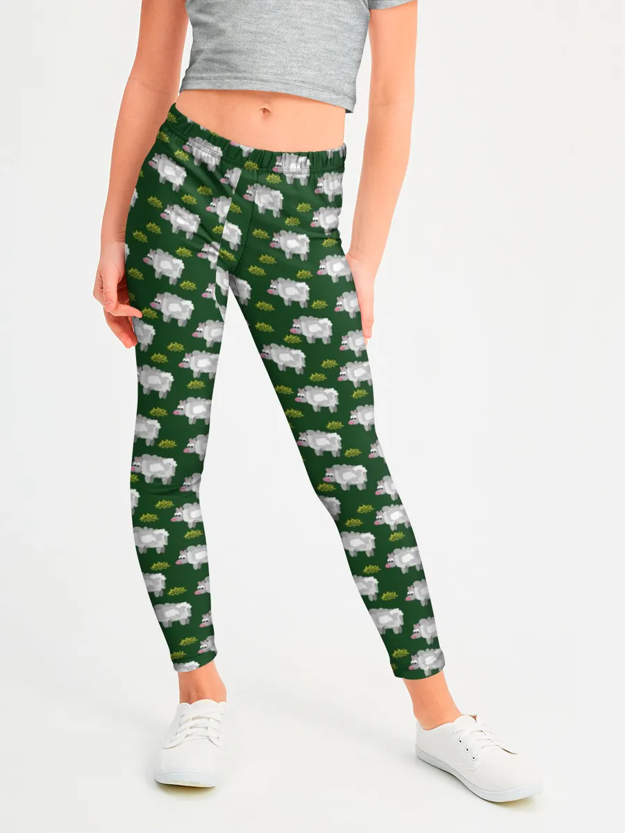 Леггинсы для девочки / Овечки