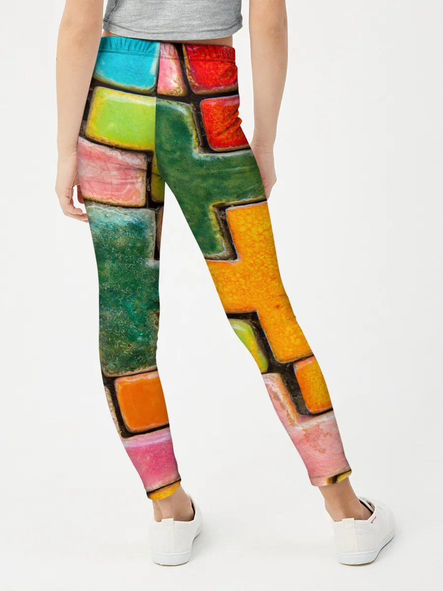 Леггинсы для девочки / Крестик