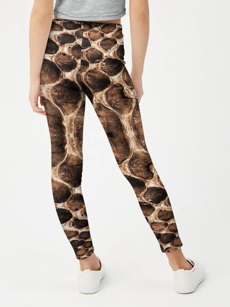 Леггинсы для девочки / Snake Skin