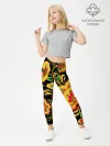 Леггинсы для девочки / Хохлома
