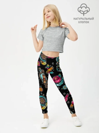 Леггинсы для девочки / Old school Sailor