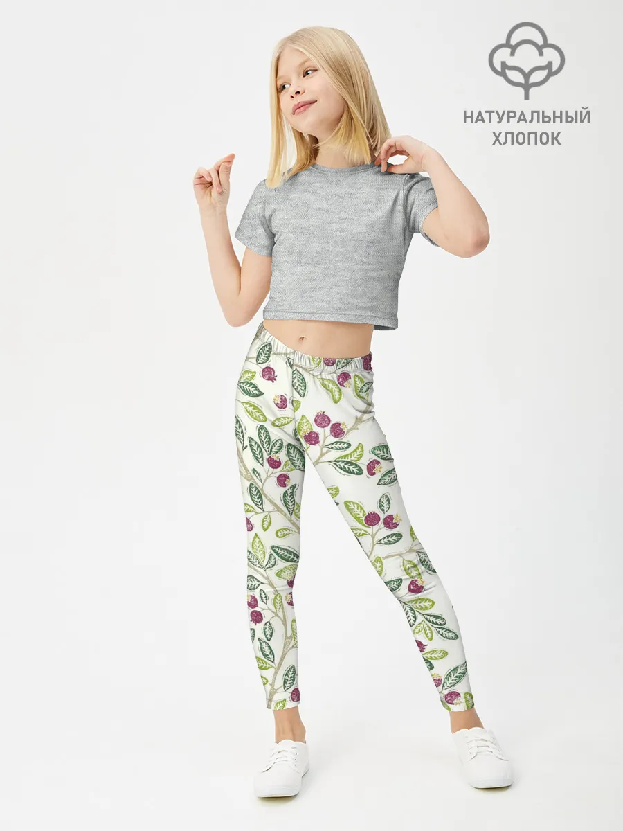 Леггинсы для девочки / Крыжовник красками