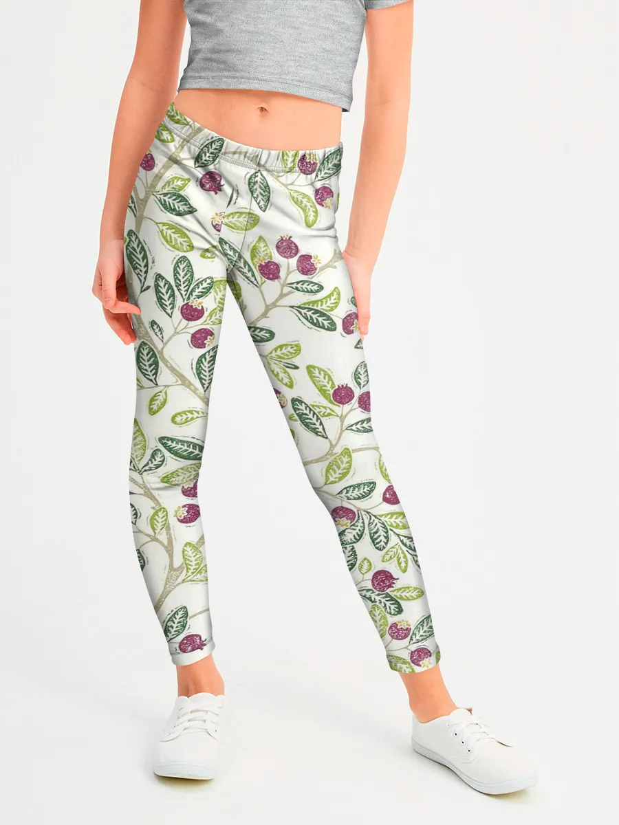 Леггинсы для девочки / Крыжовник красками