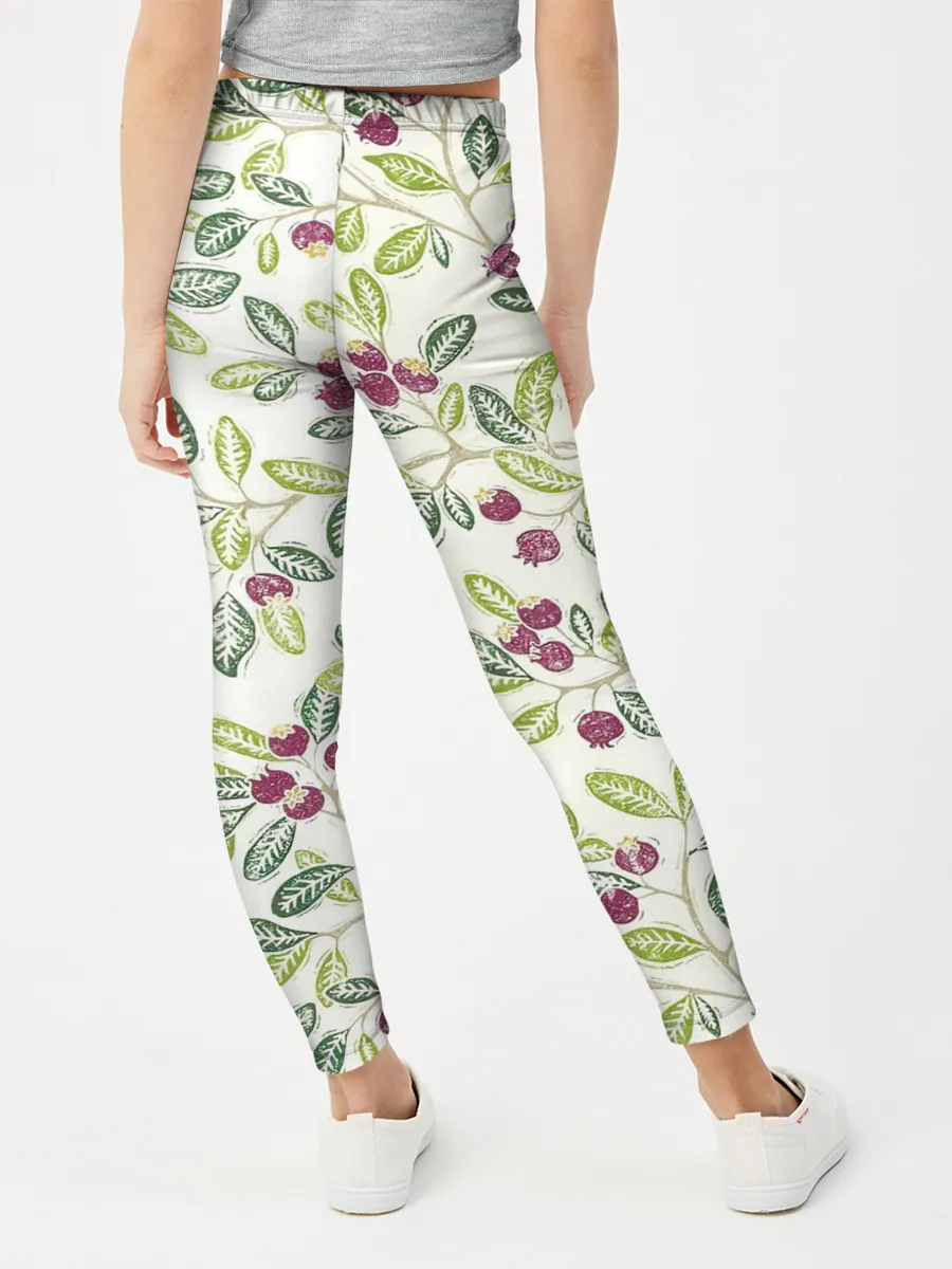 Леггинсы для девочки / Крыжовник красками