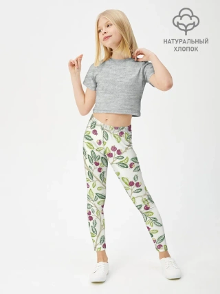 Леггинсы для девочки / Крыжовник красками