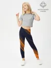 Леггинсы для девочки / ORANGE Black