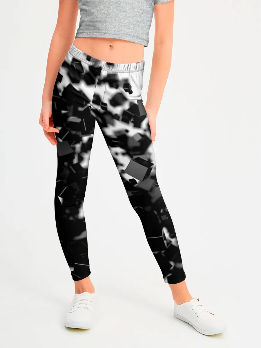 Леггинсы для девочки / KUBIKI