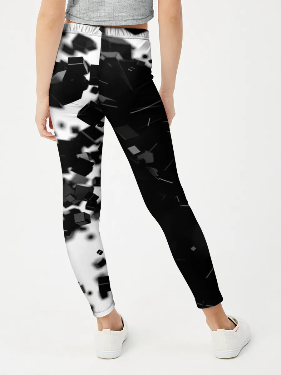 Леггинсы для девочки / KUBIKI