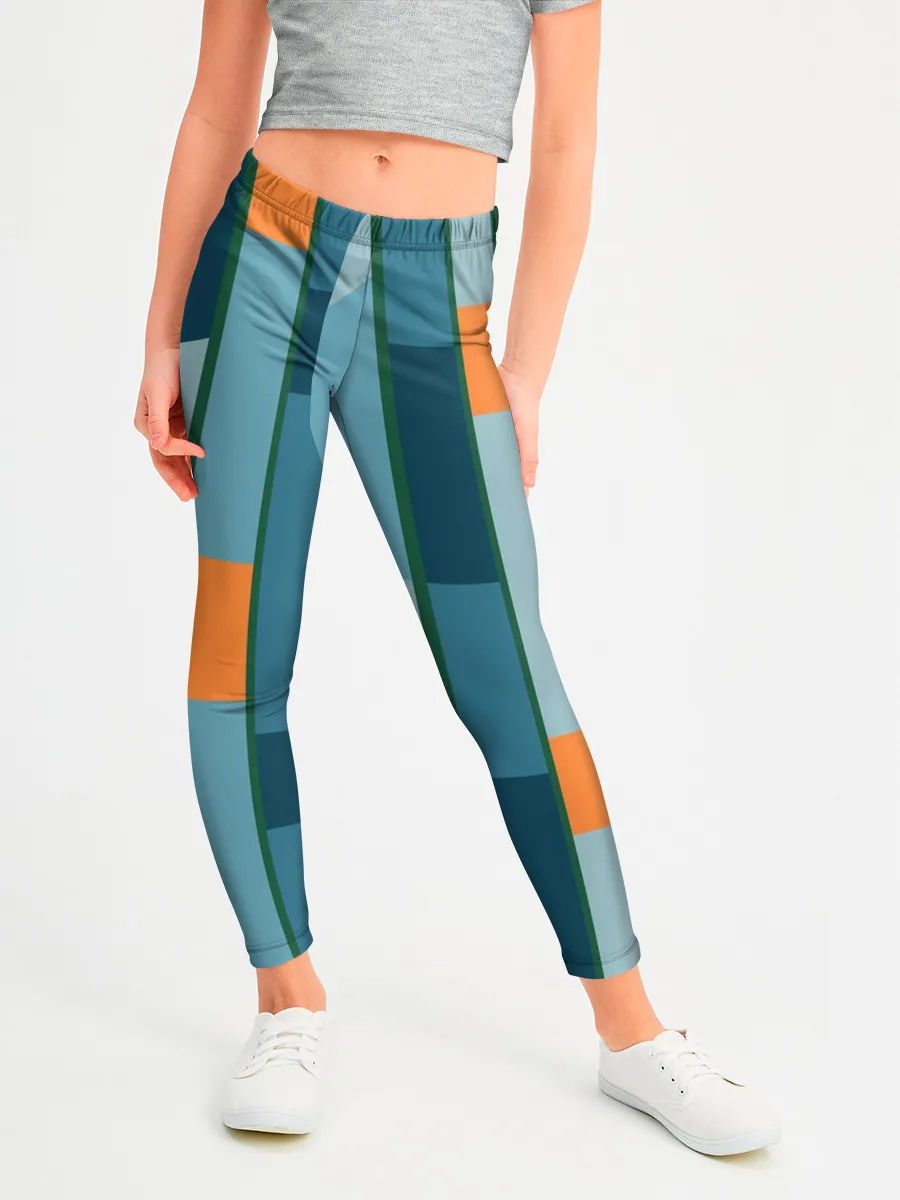 Леггинсы для девочки / Абстракция в стиле модерн