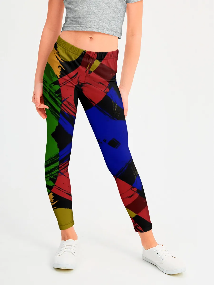 Леггинсы для девочки / Абстракция
