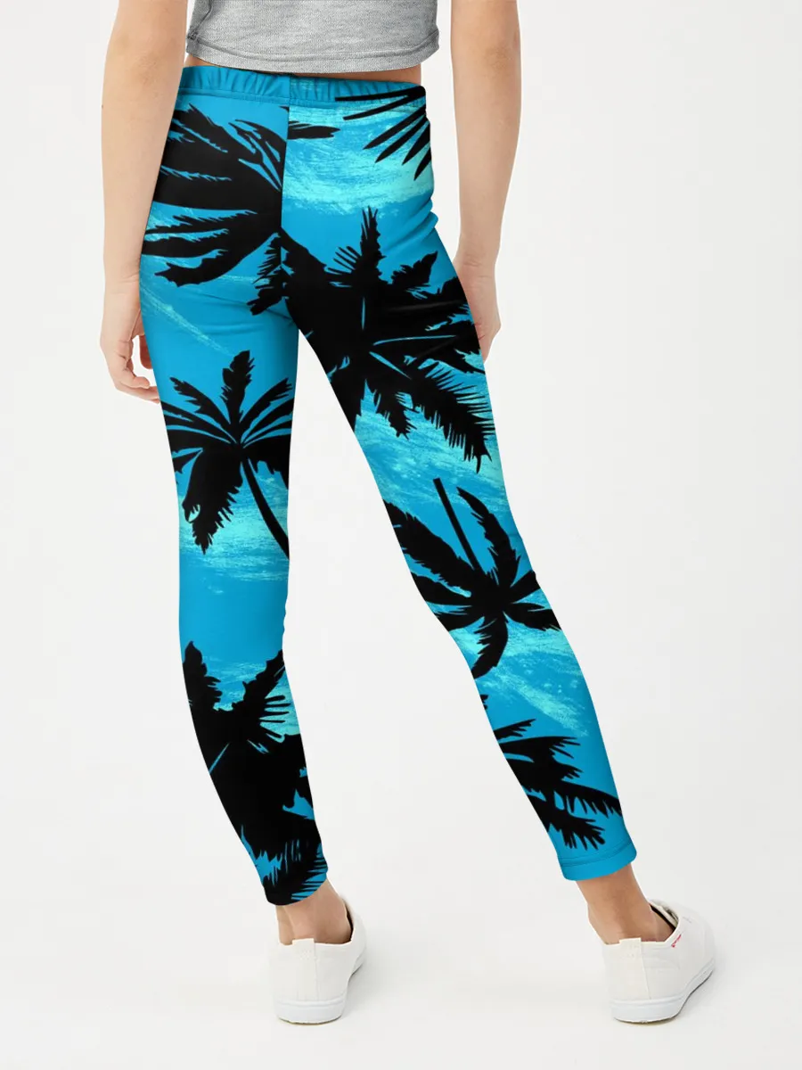 Леггинсы для девочки / Пальмы в Горизонте