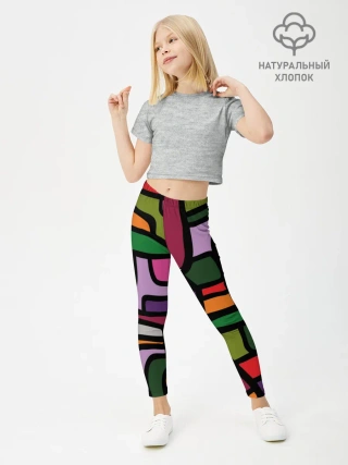 Леггинсы для девочки / Ретро