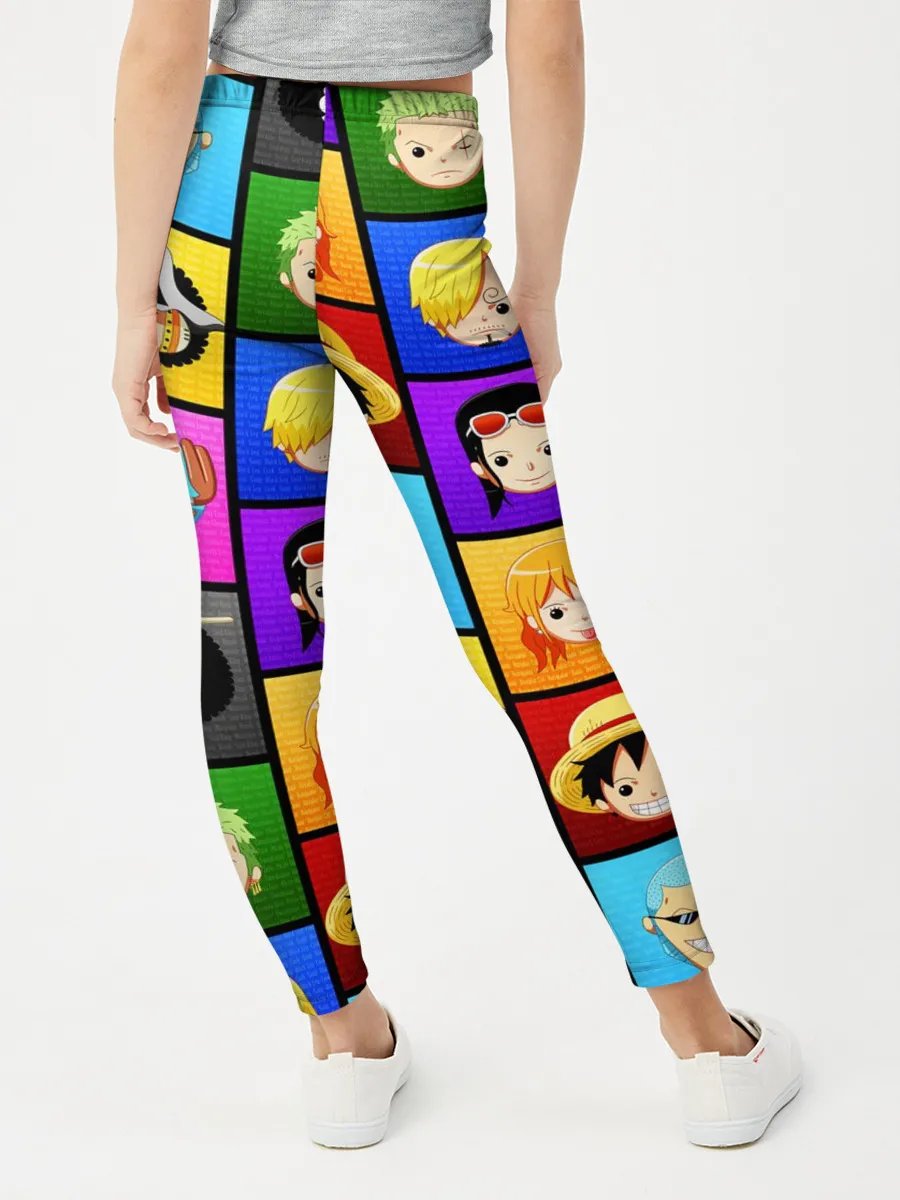 Леггинсы для девочки / ONE PIECE / ВАН ПИС / ГЕРОИ