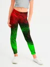 Леггинсы для девочки / КРАСНАЯ И ЗЕЛЕНАЯ КРАСКА