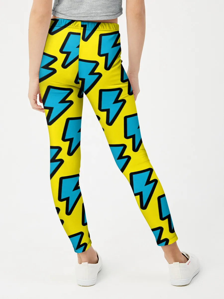 Леггинсы для девочки / Молнии