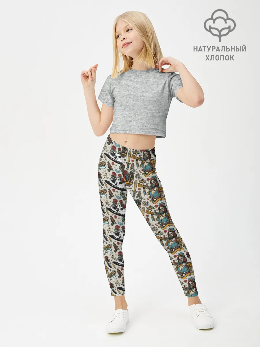 Леггинсы для девочки / апокалипсис / конец света