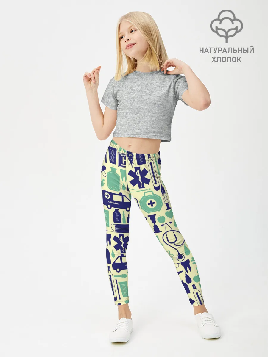 Леггинсы для девочки / Медицина | Паттерн