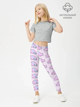 Леггинсы для девочки / Нерпы