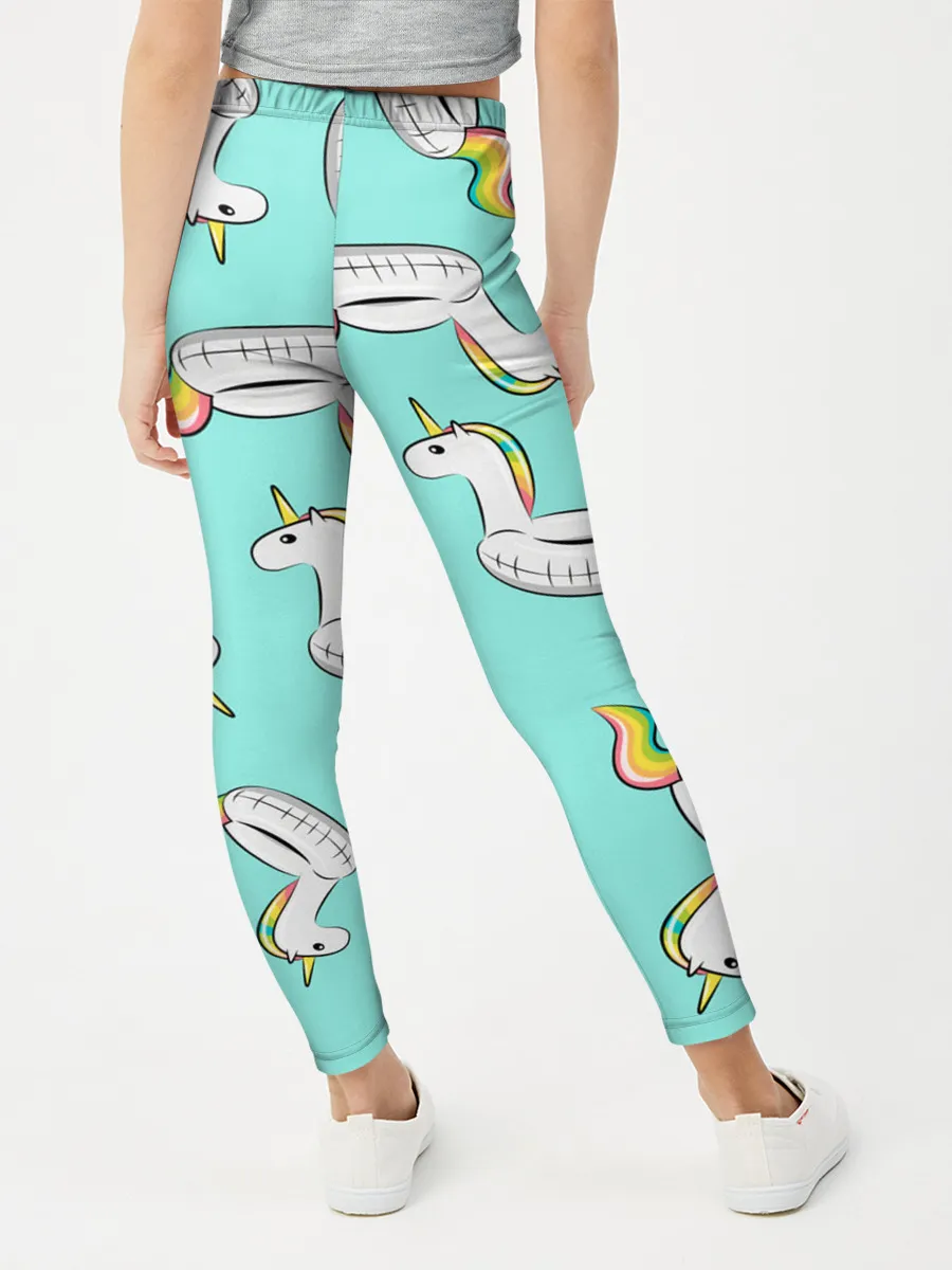 Леггинсы для девочки / Единорог | Круг
