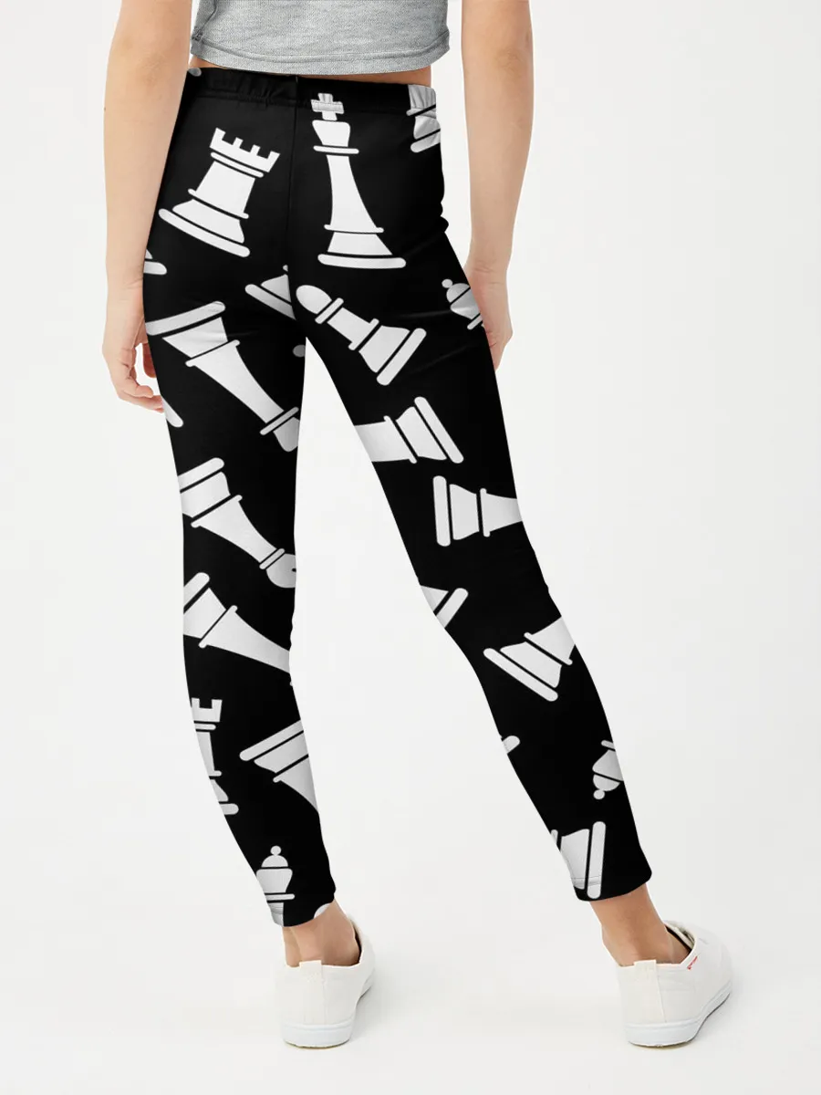 Леггинсы для девочки / Фигуры, Шахматы