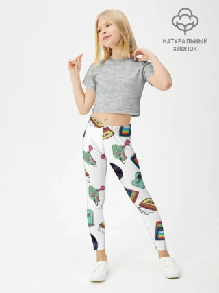 Леггинсы для девочки / Стиль 80х