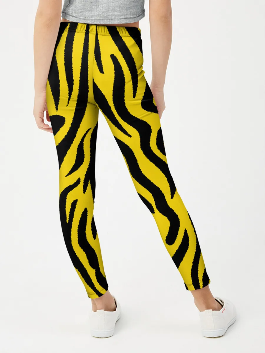 Леггинсы для девочки / Тигровые полоски