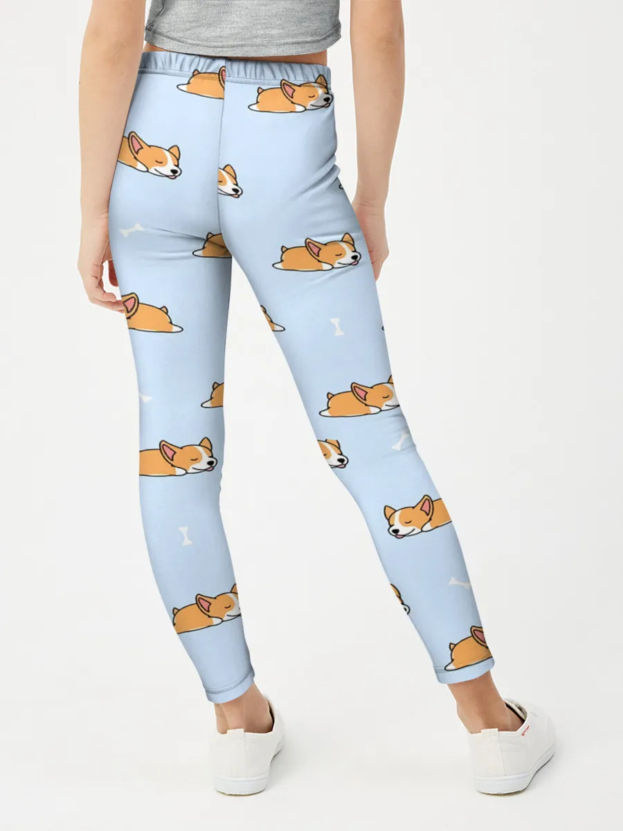 Леггинсы для девочки / Корги