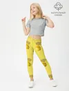 Леггинсы для девочки / Летние лимоны
