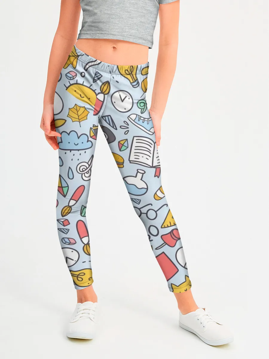 Леггинсы для девочки / Школьная