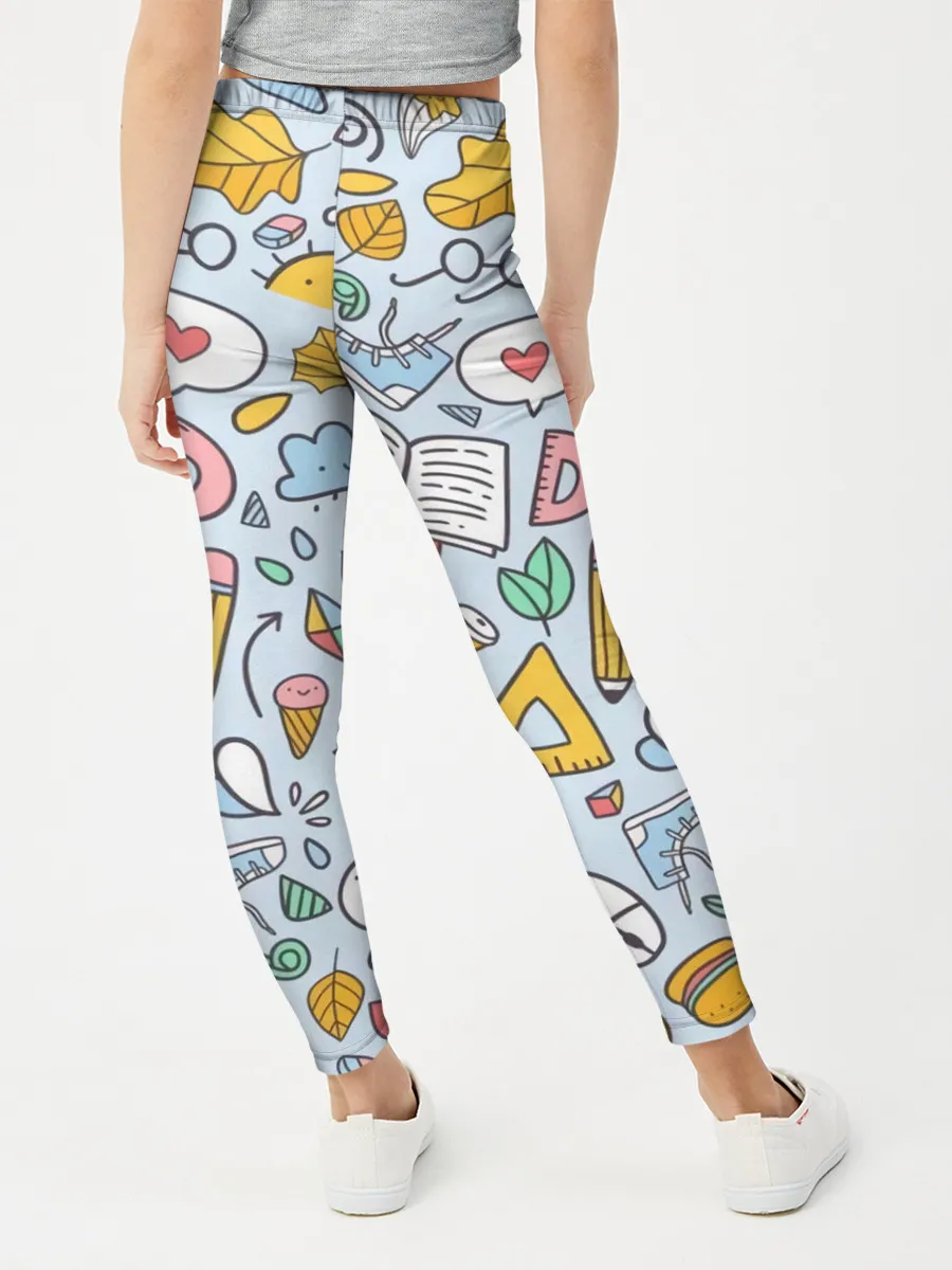 Леггинсы для девочки / Школьная