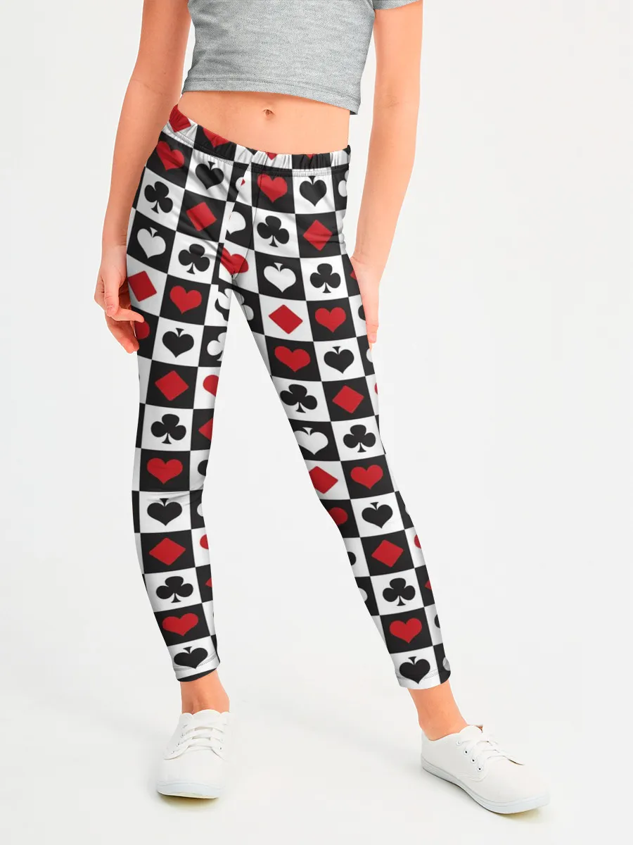 Леггинсы для девочки / SODA LUV | КАРТОЧНЫЕ МАСТИ