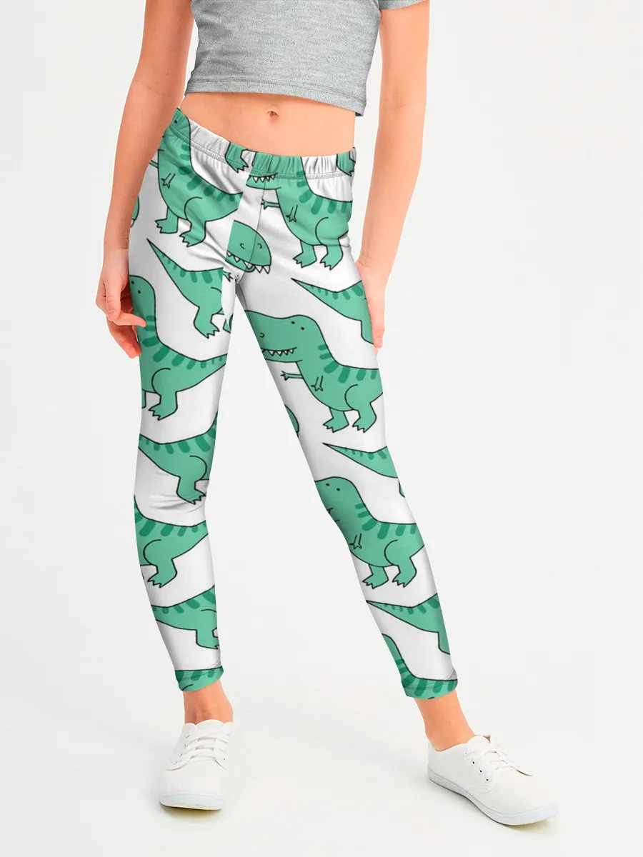 Леггинсы для девочки / Динозавры