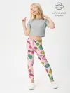 Леггинсы для девочки / Фламинго | Лето