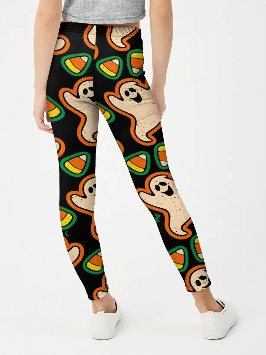 Леггинсы для девочки / Привидения | Колпаки