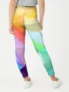 Леггинсы для девочки / Радужная геометрия