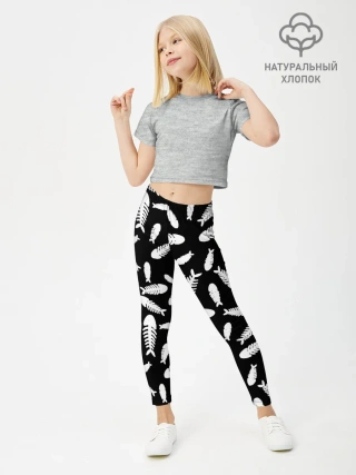 Леггинсы для девочки / Скелеты рыб