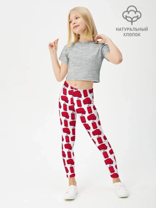 Леггинсы для девочки / Бокс