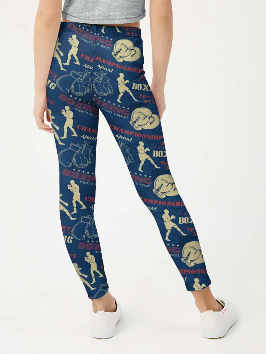 Леггинсы для девочки / Боксёр