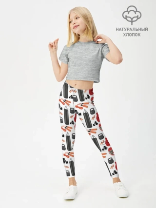 Леггинсы для девочки / Бокс