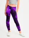 Леггинсы для девочки / Неоновый Дым