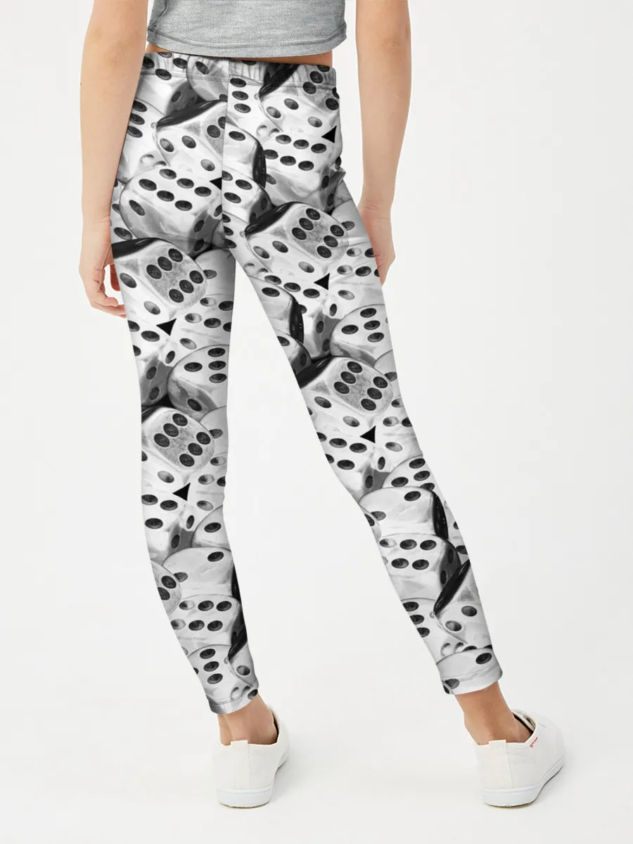 Леггинсы для девочки / Игральные Кости