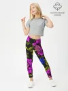 Леггинсы для девочки / Цветочный Паттерн