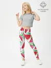 Леггинсы для девочки / Арбузное настроение