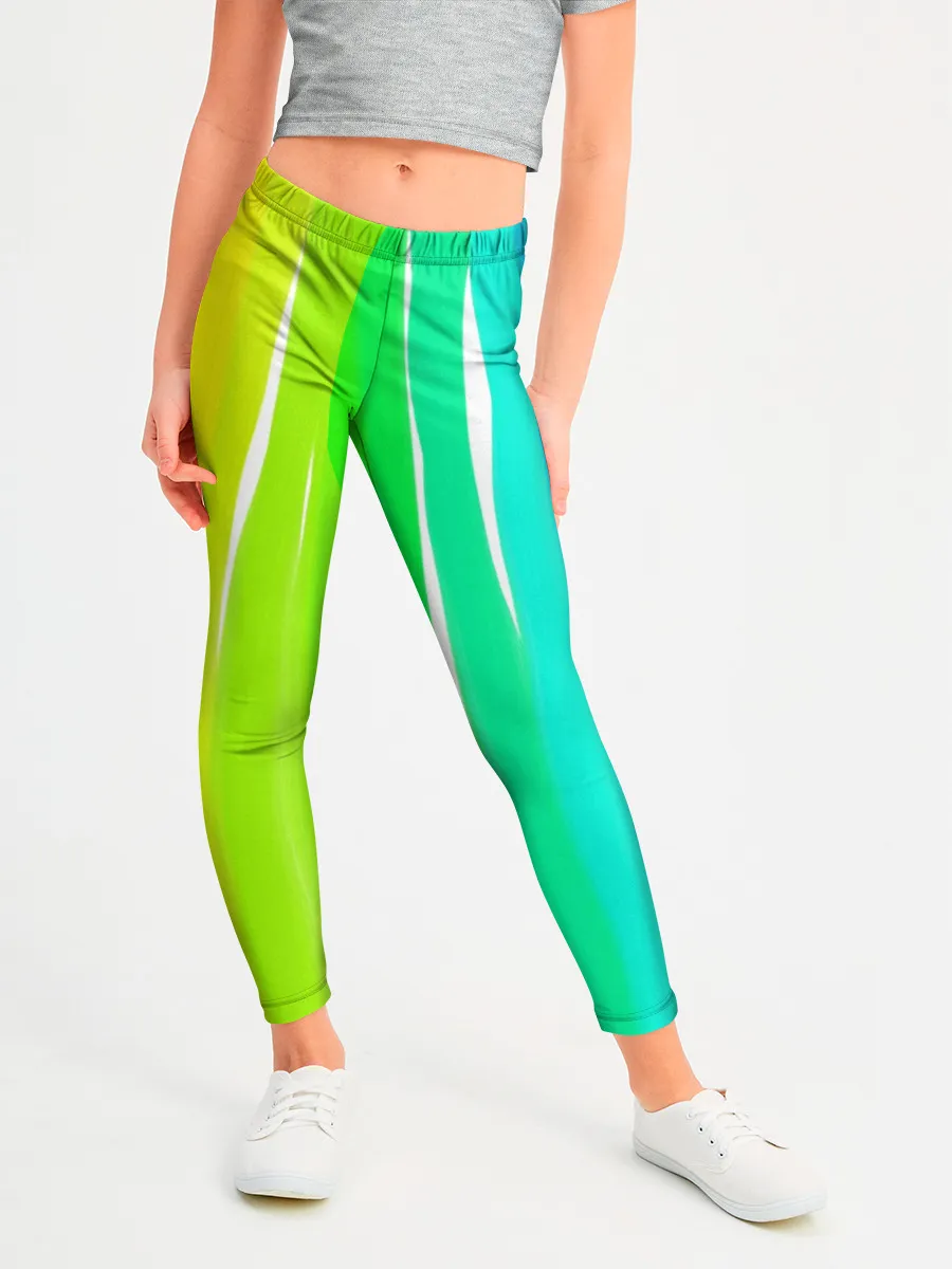 Леггинсы для девочки / Перелив цвета