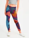 Леггинсы для девочки / РазноцВетная абстракция