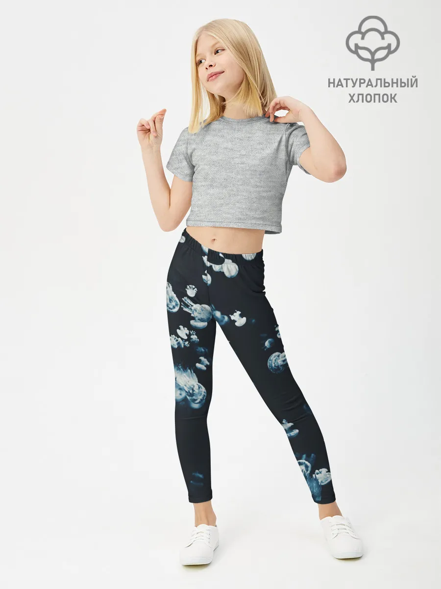 Леггинсы для девочки / Медузы
